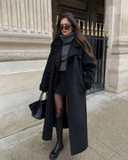 Women's Wool Blend Autumn Winter Coat – Relaxed Tailored Coat
