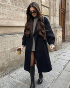 Women's Wool Blend Autumn Winter Coat – Relaxed Tailored Coat