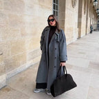 Women's Wool Blend Autumn Winter Coat – Relaxed Tailored Coat