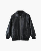 Green Zip-Up Bomber Jacket – Women's Everyday Jacket