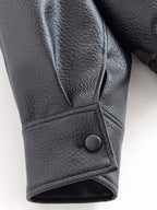 Women's Asymmetric Zip Leather Look Jacket – Modern Biker Jacket