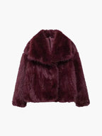 Old Money Faux Fur Coat – Elegant Mid-Length Coat in 5 Colours