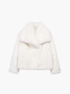 Old Money Faux Fur Coat – Elegant Mid-Length Coat in 5 Colours