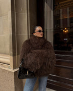 Plush Fuzzy Faux Fur Coat – Cloud Soft Statement Layer