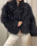 Plush Fuzzy Faux Fur Coat – Cloud Soft Statement Layer