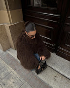 Plush Fuzzy Faux Fur Coat – Cloud Soft Statement Layer