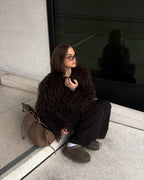 Plush Fuzzy Faux Fur Coat – Cloud Soft Statement Layer