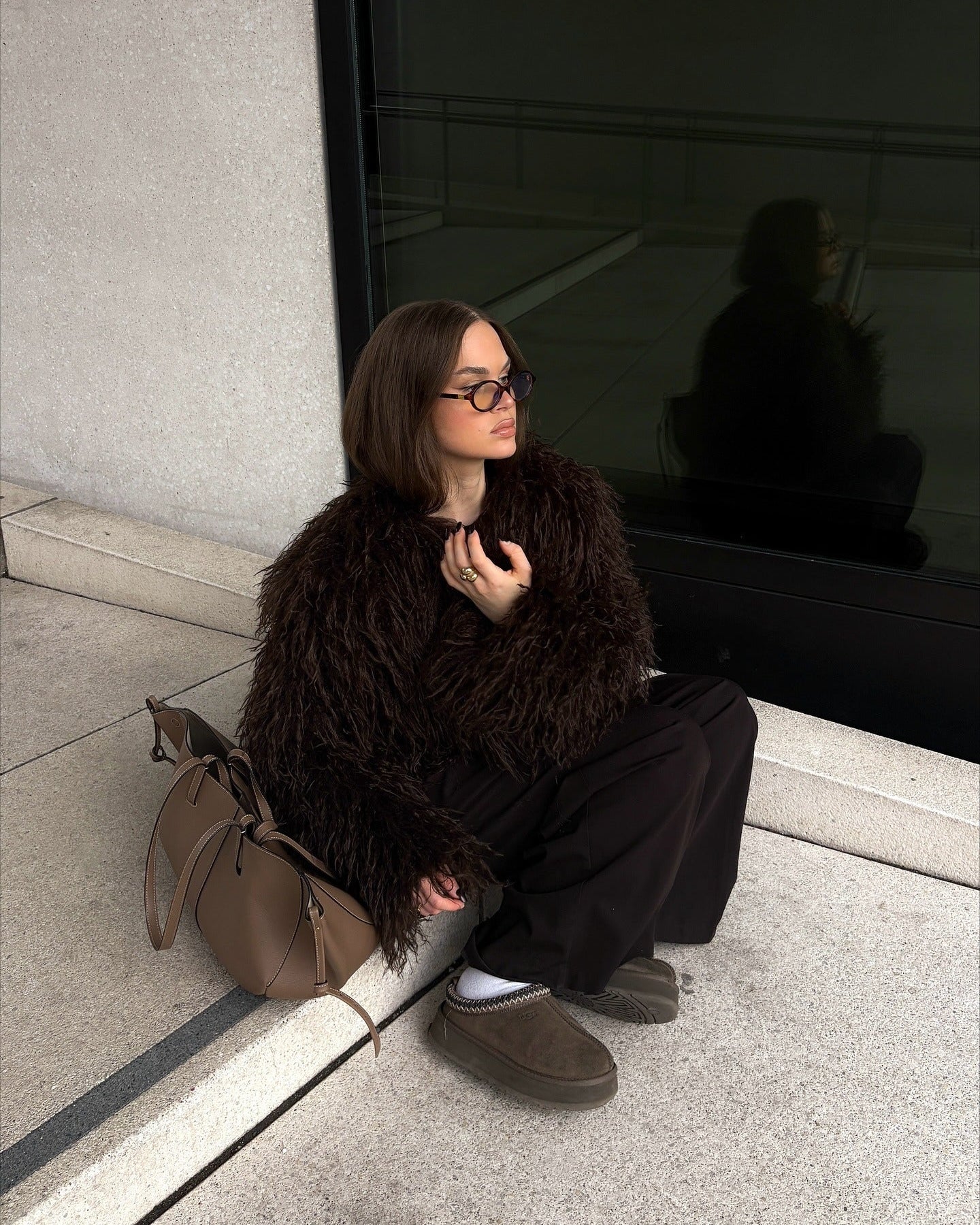 Plush Fuzzy Faux Fur Coat – Cloud Soft Statement Layer