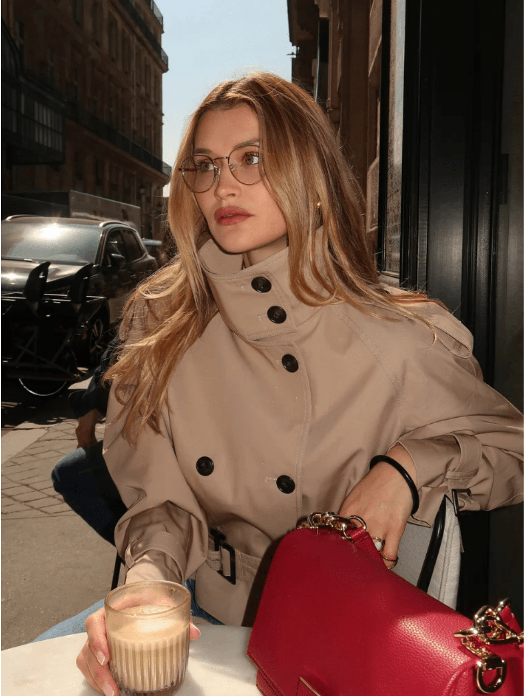 Cropped Trench Coat – Short Belted Trench Jacket