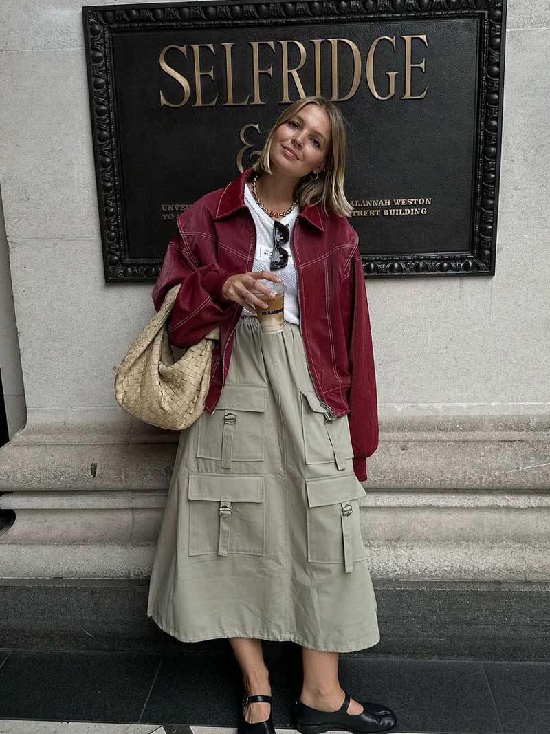 Women's Classic Bomber Jacket – Minimalist Solid Jacket