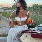 Bralette & Maxi Skirt Set – Boho Holiday Co-ord