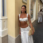 Bralette & Maxi Skirt Set – Boho Holiday Co-ord