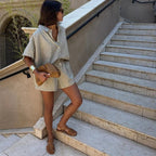 Striped Shorts Set – Women's Summer Co-ord Set