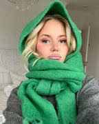 Tasselled Winter Scarf – Cashmere Blend Wrap in 13 Colours