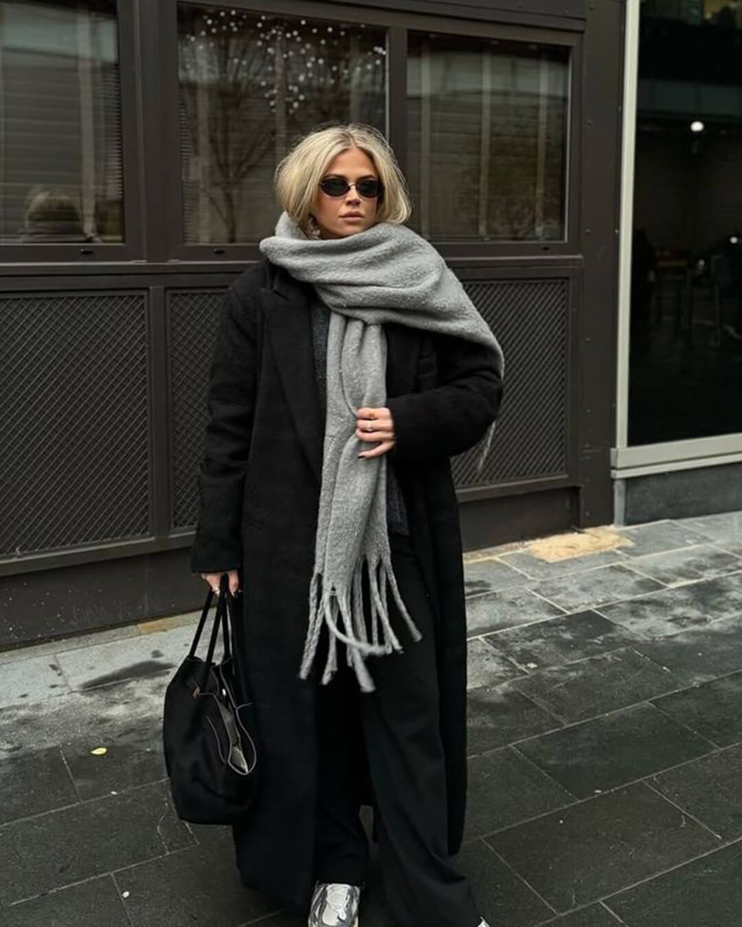 Tasselled Winter Scarf – Cashmere Blend Wrap in 13 Colours