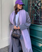 Tasselled Winter Scarf – Cashmere Blend Wrap in 13 Colours
