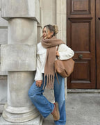 Tasselled Winter Scarf – Cashmere Blend Wrap in 13 Colours