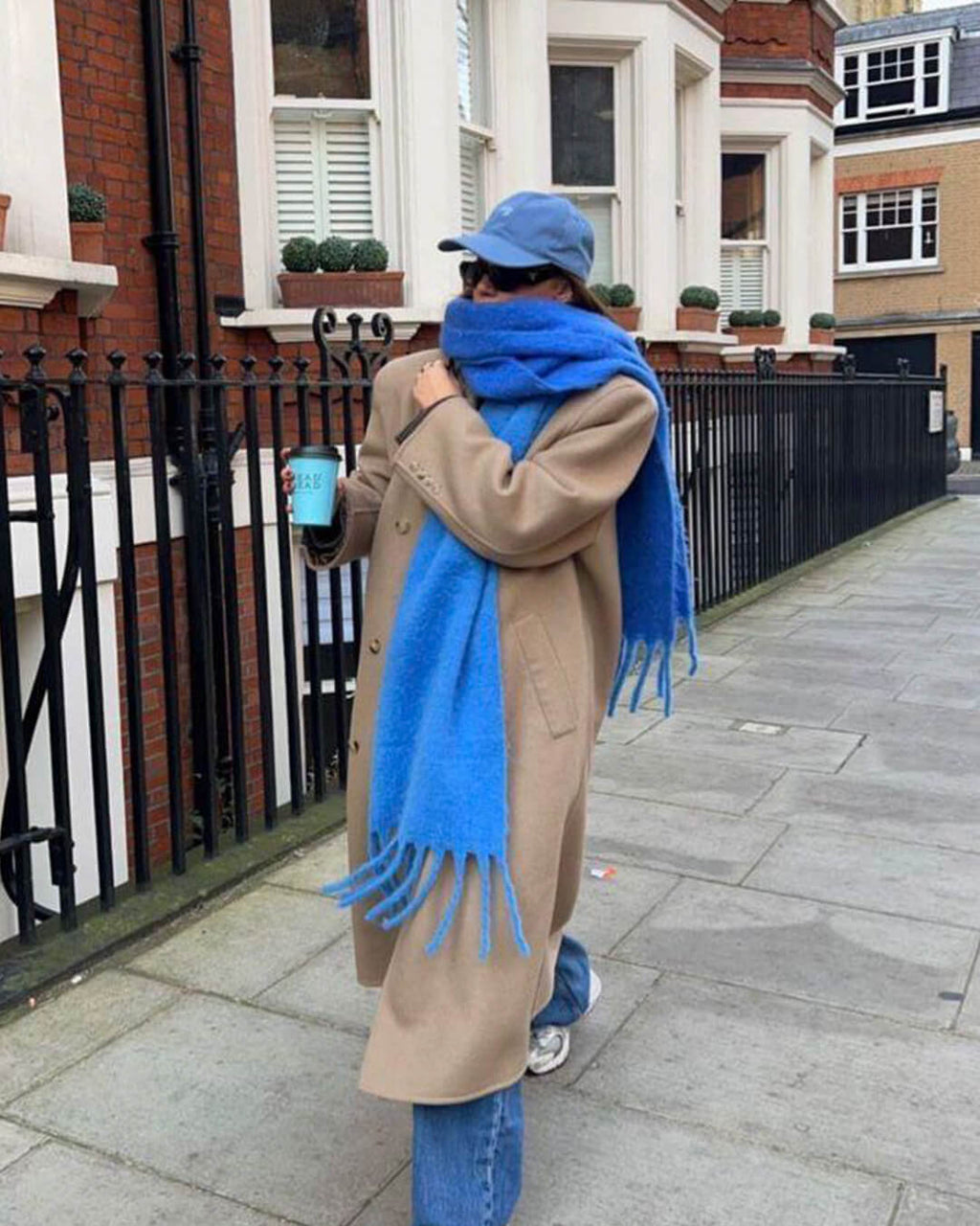 Tasselled Winter Scarf – Cashmere Blend Wrap in 13 Colours