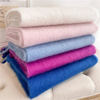 Tasselled Winter Scarf – Cashmere Blend Wrap in 13 Colours