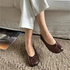 Split Toe Leather Mules – Tabi Style Heeled Mules