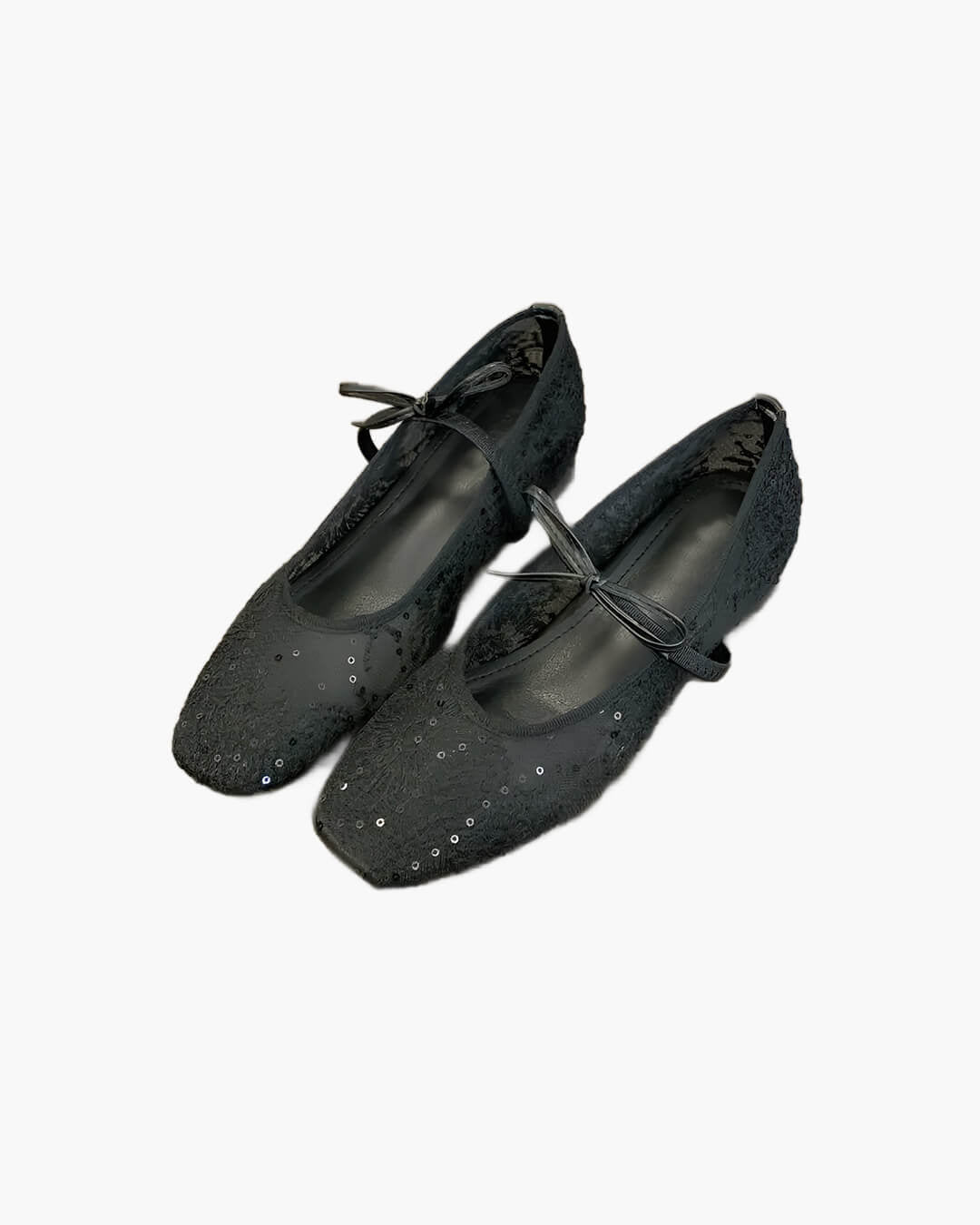 White Mesh Ballet Flats – Women's Comfortable Everyday Ballet Flats