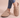Beige Adjustable Buckle Slip-On Sandals – Women's Comfortable Everyday Sandals