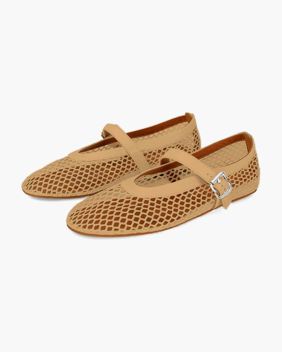 Black Mesh Ballet Flats – Women's Comfortable Everyday Ballet Flats