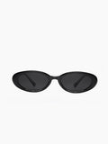 90s Oval Sunglasses – Retro Flat Profile UV400 Shades
