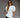 White Tricot Balloon Sleeve Top – Women's Summer Top