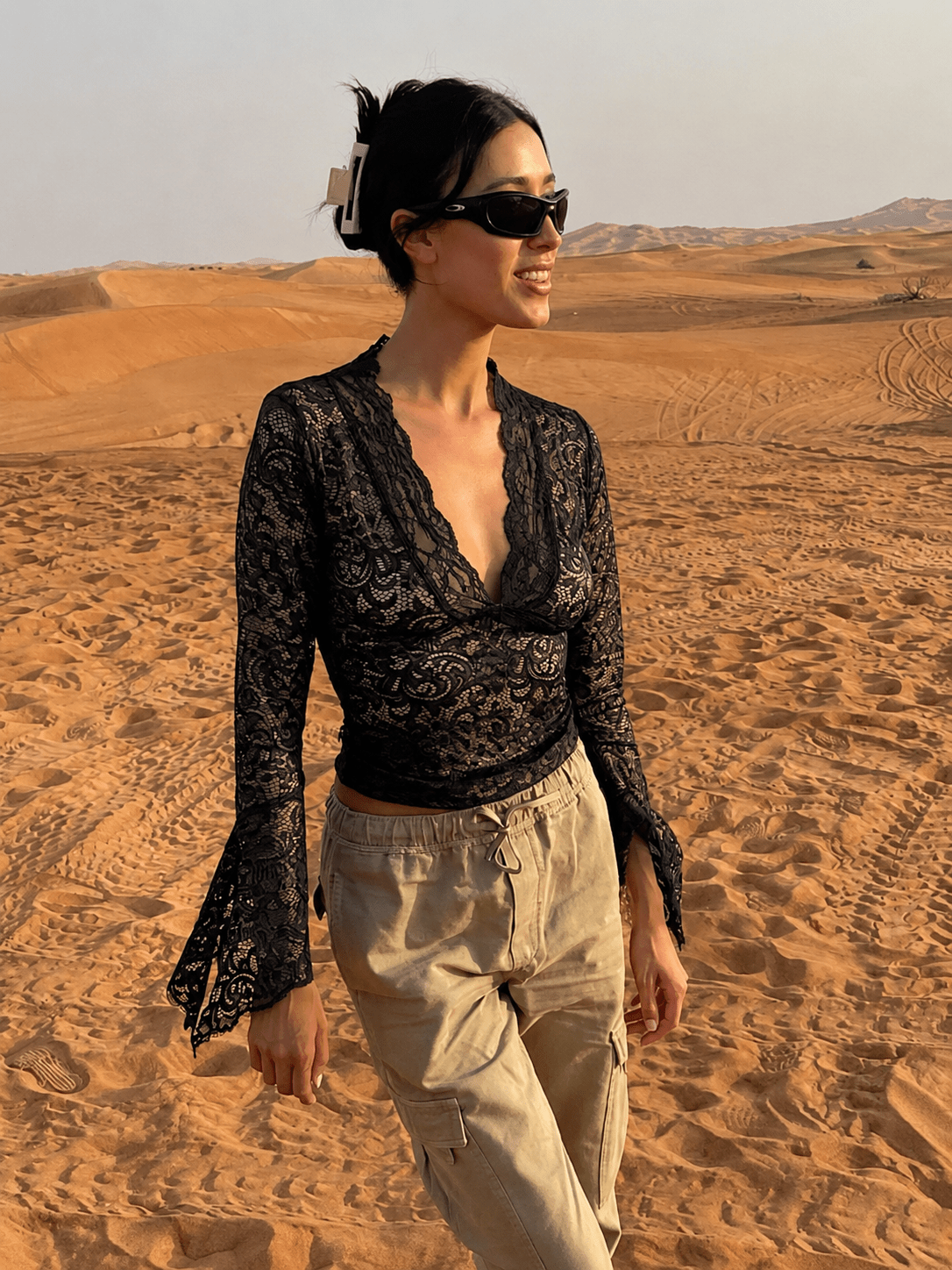 V-Neck Lace Top – Women's Summer Top