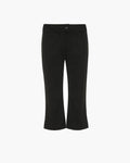 Women's High-Waisted Cropped Flared Trousers – Slim-Fit Capri Style for Spring Summer Work Smart Casual and Everyday Wear
