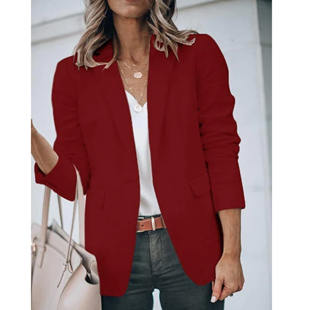 Classic Single Button Blazer in 12 Colours