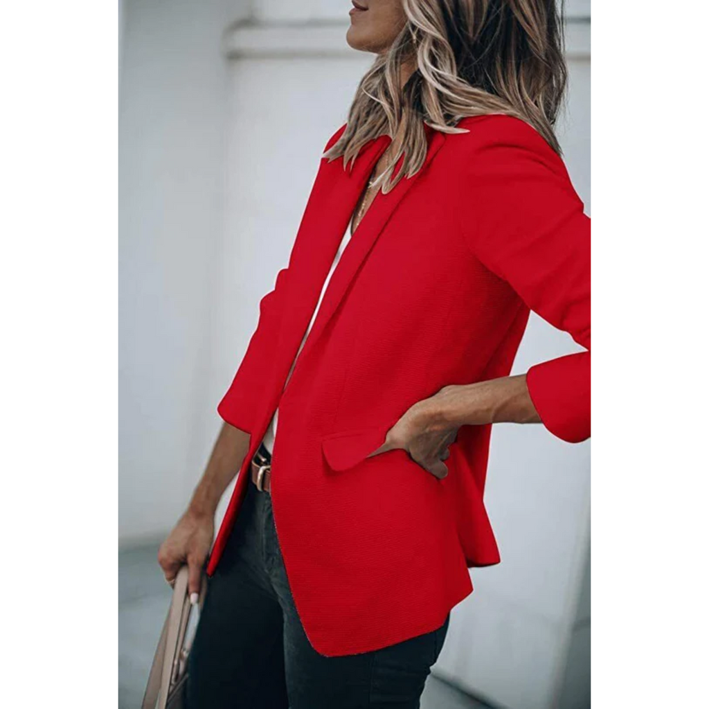 Classic Single Button Blazer in 12 Colours