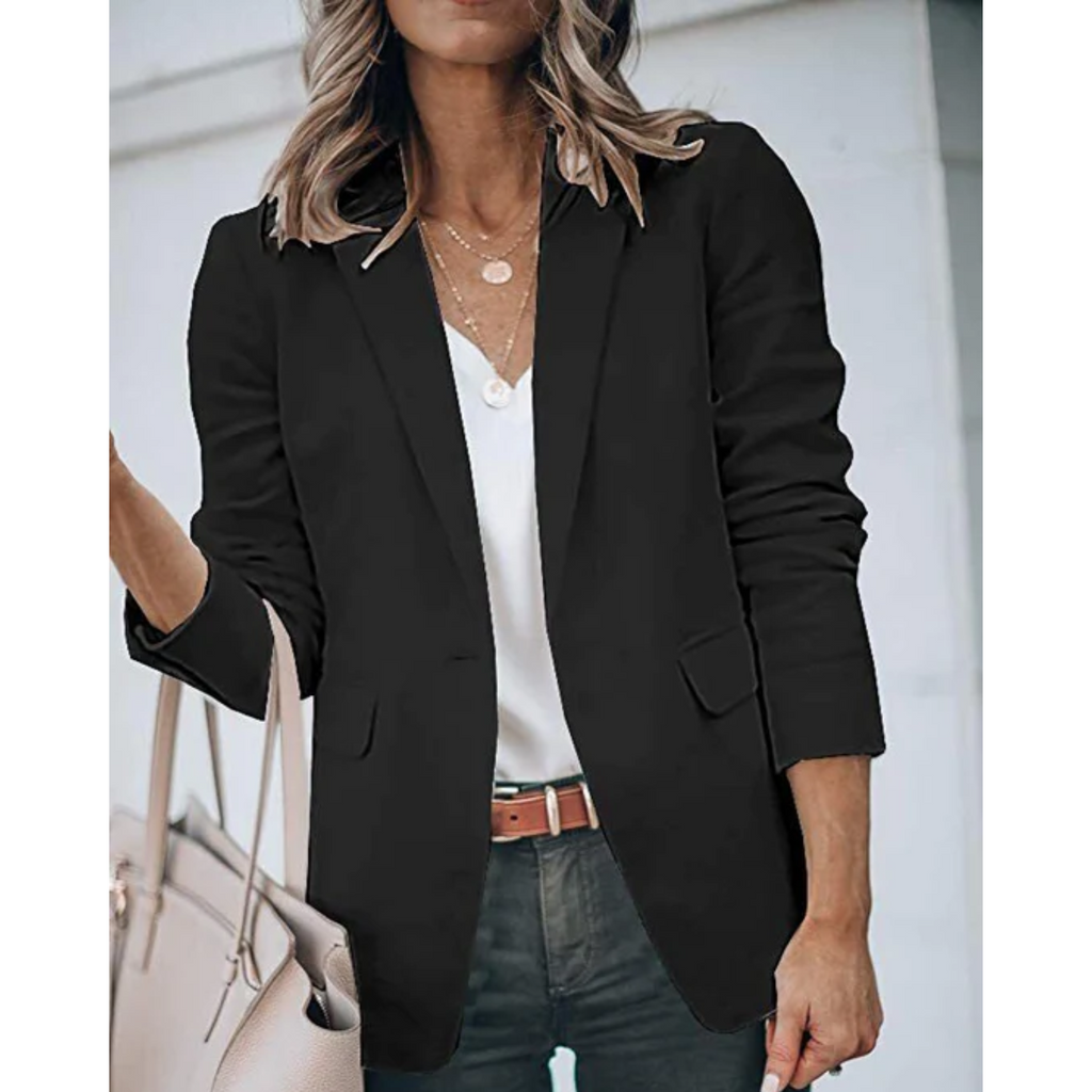 Classic Single Button Blazer in 12 Colours