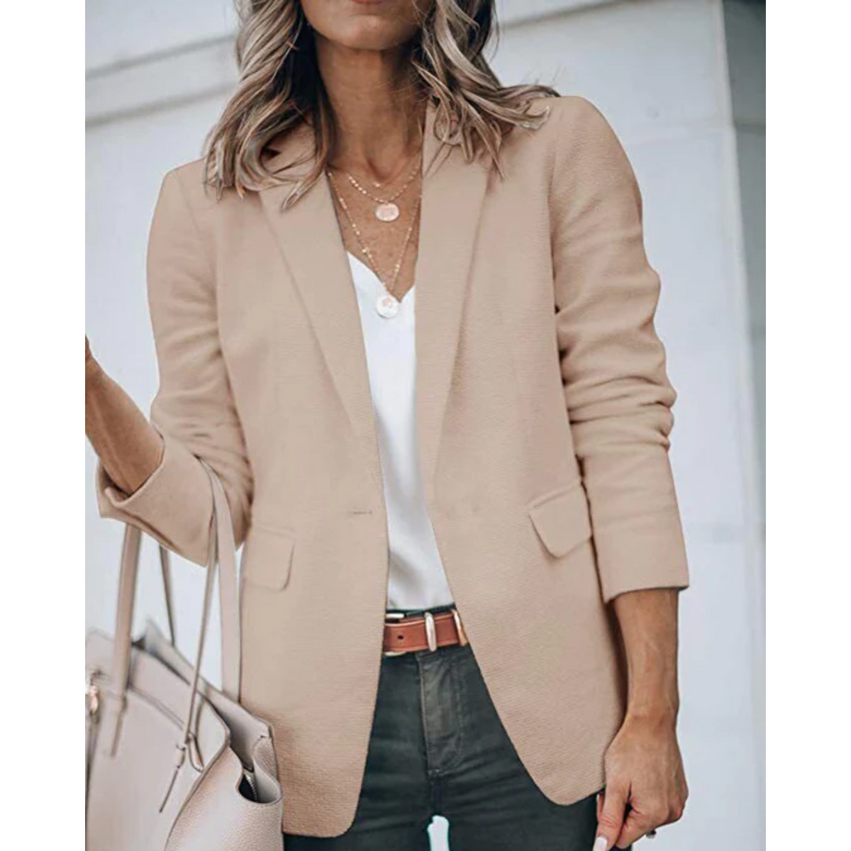 Classic Single Button Blazer in 12 Colours