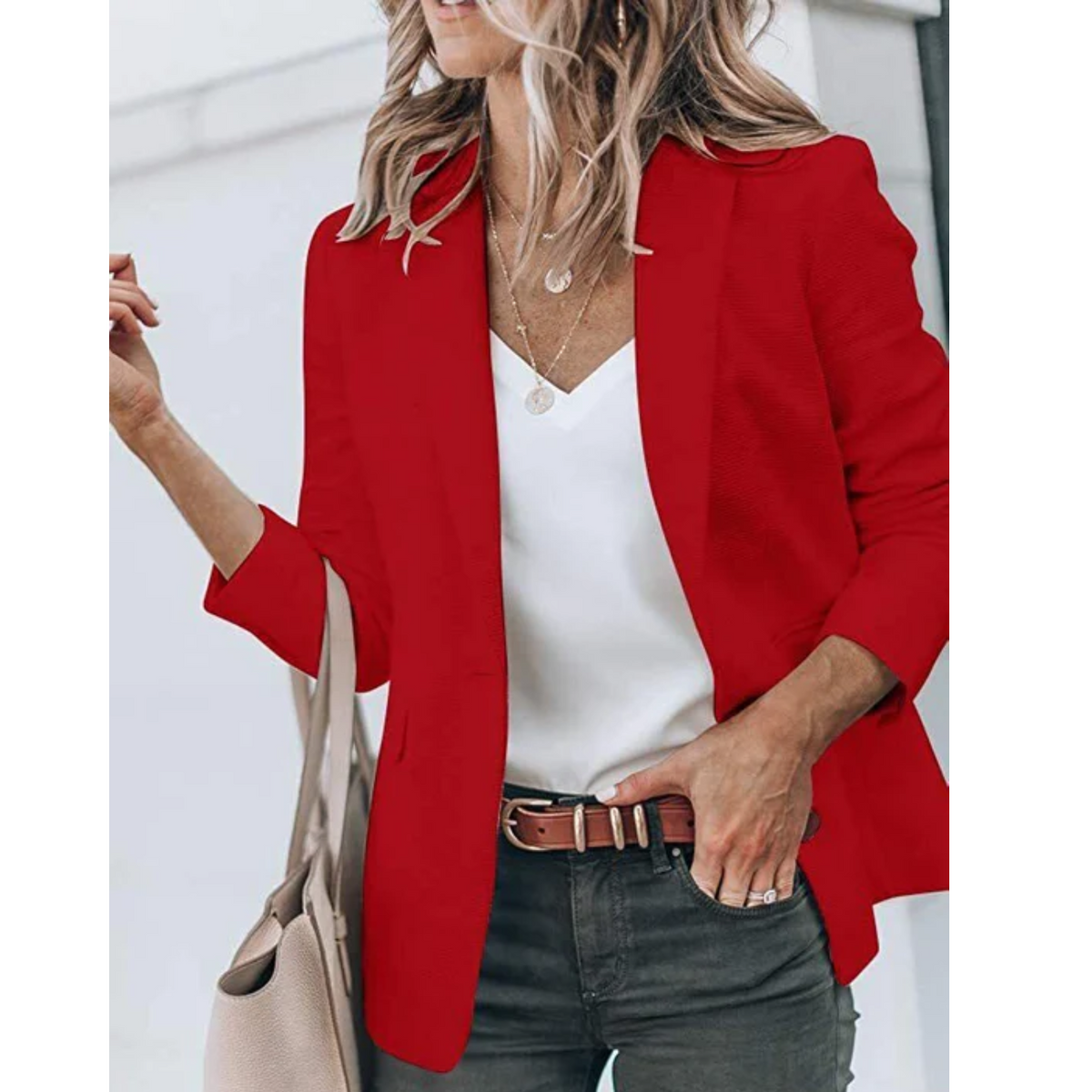 Classic Single Button Blazer in 12 Colours