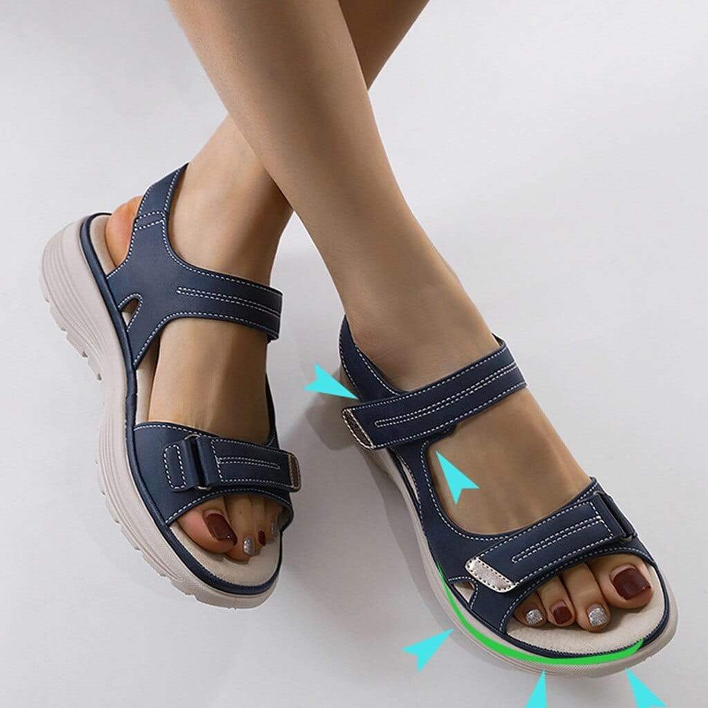 Women's Platform Sandals with Adjustable Straps