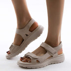 Women's Platform Sandals with Adjustable Straps