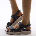 Women's Platform Sandals with Adjustable Straps
