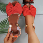 Pearl Ankle-Strap Sandals - Elegant Summer Shoes