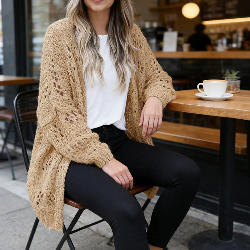 Women's Knitted Cardigan – Cosy Season Staple in 5 Colours