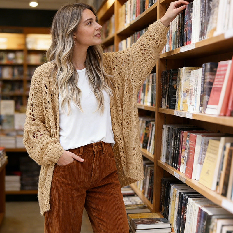 Women's Knitted Cardigan – Cosy Season Staple in 5 Colours