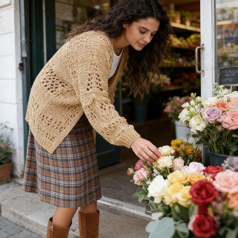 Women's Knitted Cardigan – Cosy Season Staple in 5 Colours
