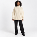 Women's High-Collar Zip Knitted Cardigan