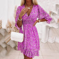 Multicolour Vibrant Autumn Dress | Meave & Ivy