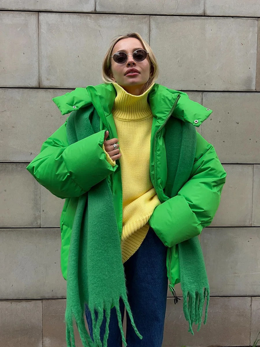 Statement Oversized Puffer – High-Insulation Winter Jacket