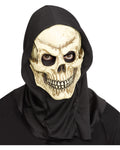 Adults' Decayed Skull Mask with Black Hood – Halloween Horror
