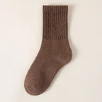 Thermal Fleece Lined Plush Socks – 5 Pair Mix Pack