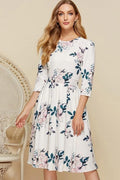 White Floral Bohemian Maxi Dress – Women's Summer Beach & Wedding Guest Dress | Meave & Ivy