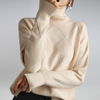 Women's Soft Knit Roll Neck Jumper